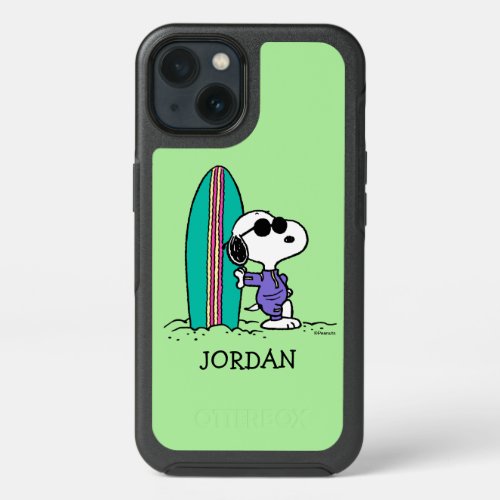 Peanuts  Snoopy Ocean High Tide  Add Your Name iPhone 13 Case