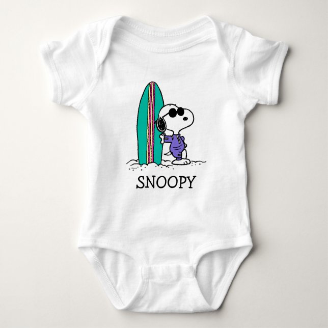 Peanuts | Snoopy Ocean High Tide Baby Bodysuit (Front)