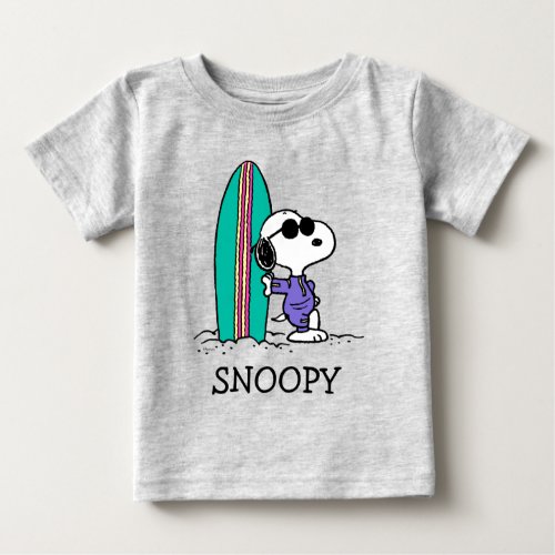 Peanuts  Snoopy Ocean High Tide Baby T_Shirt