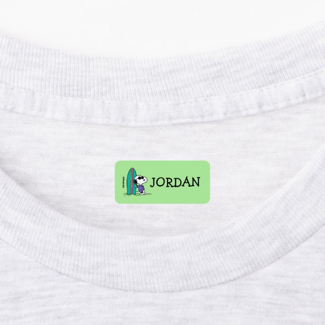 Peanuts | Snoopy Ocean High Tide Kids' Labels (Affixed)