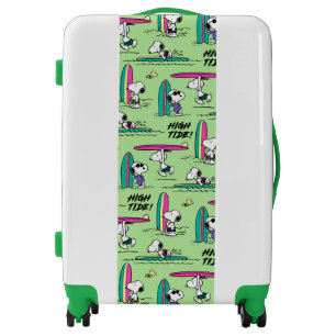 Peanuts Snoopy Ocean High Tide Pattern Luggage
