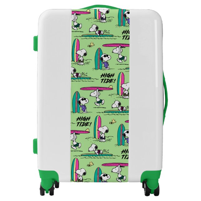 Peanuts | Snoopy Ocean High Tide Pattern Luggage (Front)