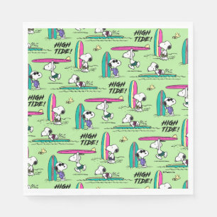 Peanuts   Snoopy Ocean High Tide Pattern Napkins