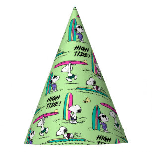 Peanuts   Snoopy Ocean High Tide Pattern Party Hat