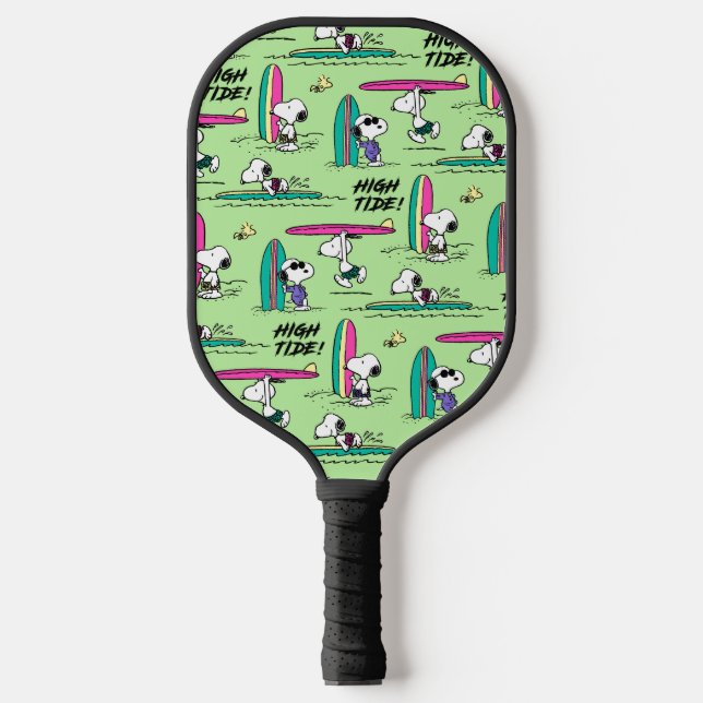 Peanuts | Snoopy Ocean High Tide Pattern Pickleball Paddle (Front)
