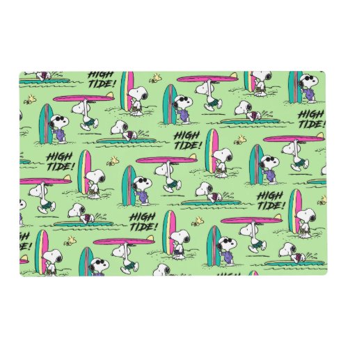 Peanuts  Snoopy Ocean High Tide Pattern Placemat