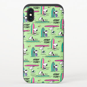 Peanuts   Snoopy Ocean High Tide Pattern iPhone X Slider Case