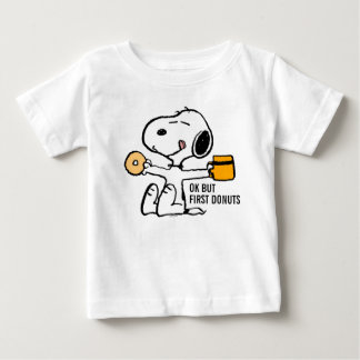 Peanuts | Snoopy OK But First Coffee Baby T-Shirt