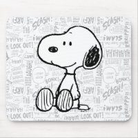 PEANUTS | Snoopy on Black White Comics