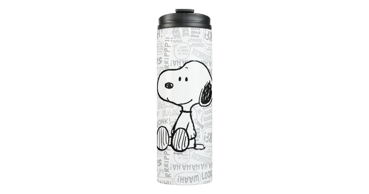 Snoopy and the Peanuts Gang White Insulated Tumbler