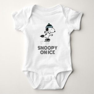 Peanuts   Snoopy On Ice Baby Bodysuit