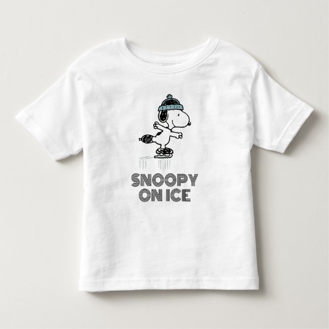 Peanuts | Snoopy On Ice Toddler T-shirt (Front)