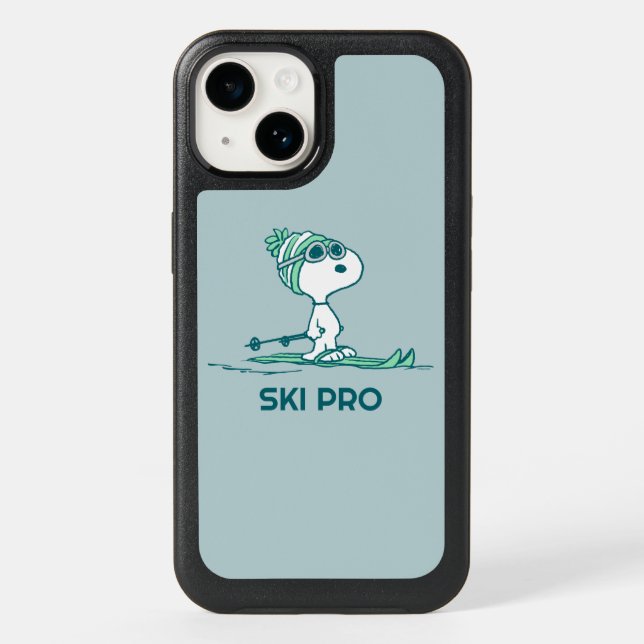 Peanuts | Snoopy on Skis Otterbox iPhone Case (Back)