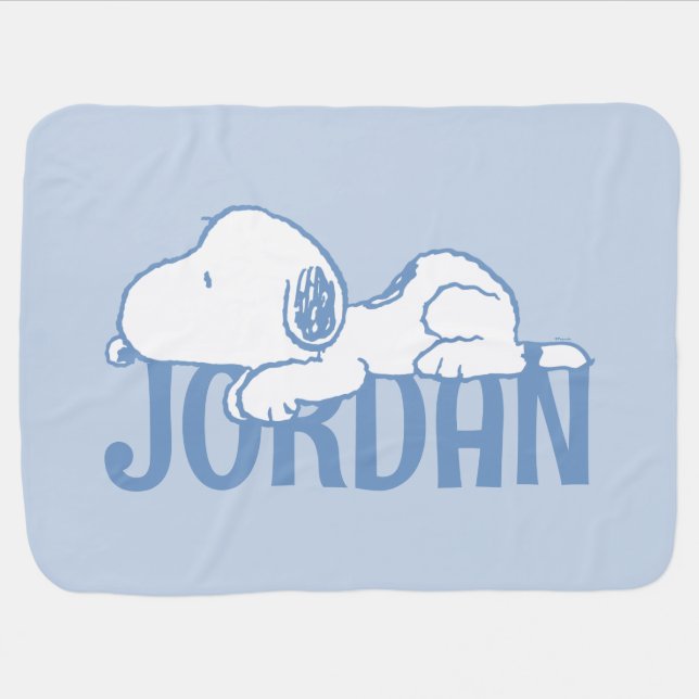 Peanuts | Snoopy Pastel Baby Blanket (Horizontal)