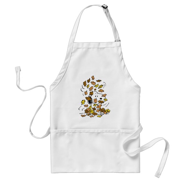 Peanuts | Snoopy Pile of Leaves Adult Apron (Front)