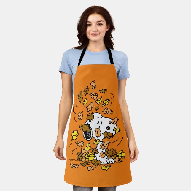 Peanuts | Snoopy Pile of Leaves Apron (Worn)