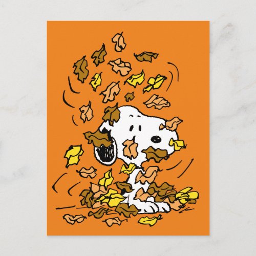 Peanuts | Snoopy Pile of Leaves