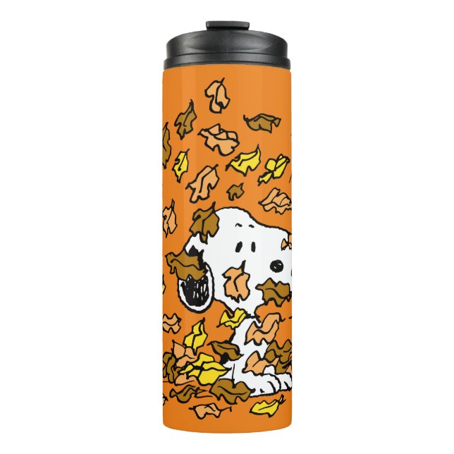 Peanuts | Snoopy Pile of Leaves Thermal Tumbler (Front)