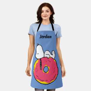 Peanuts Snoopy Pink Donut Apron