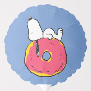 Peanuts Snoopy Pink Donut Balloon