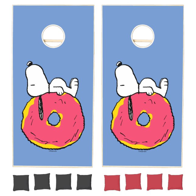 Peanuts | Snoopy Pink Donut Cornhole Set (Set)