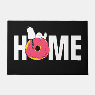Peanuts   Snoopy Pink Donut Doormat