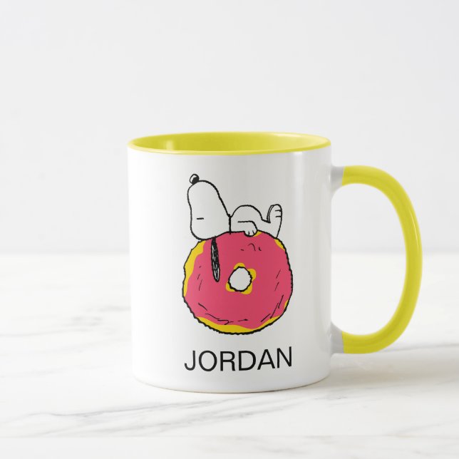 Peanuts | Snoopy Pink Donut Mug (Right)