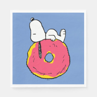 Peanuts | Snoopy Pink Donut Napkins