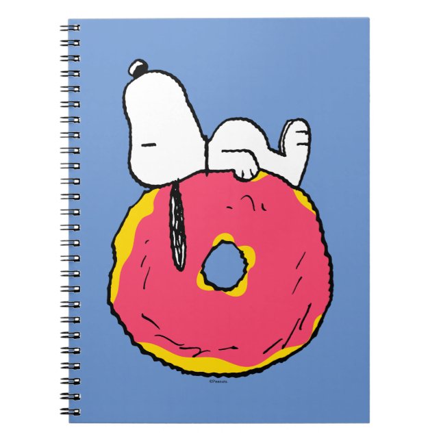 Peanuts | Snoopy Pink Donut Notebook (Front)
