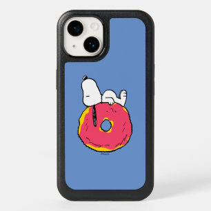 Peanuts   Snoopy Pink Donut OtterBox iPhone 14 Case