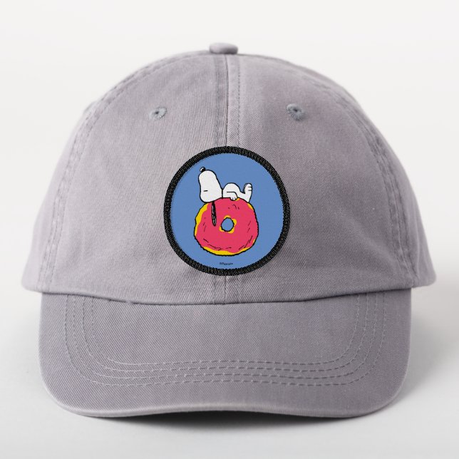 Peanuts | Snoopy Pink Donut Patch (On Headwear)