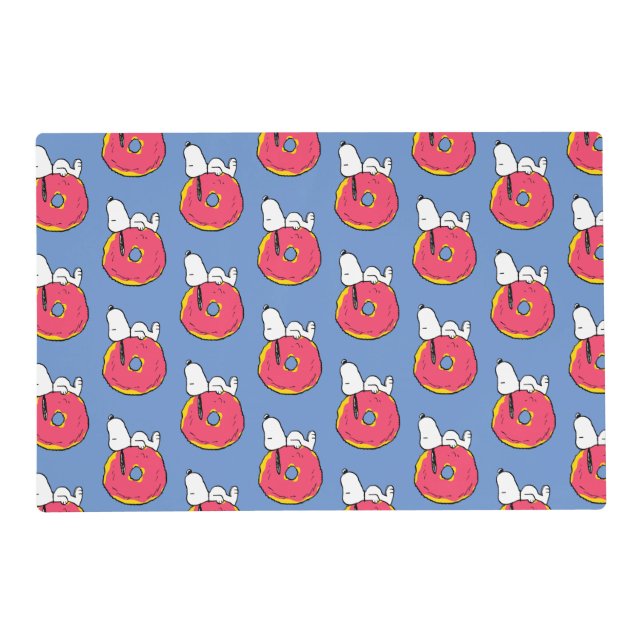 Peanuts | Snoopy Pink Donut Placemat (Front)