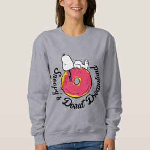 Peanuts   Snoopy Pink Donut Sweatshirt