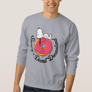 Peanuts Snoopy Pink Donut Sweatshirt