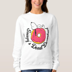 Peanuts   Snoopy Pink Donut Sweatshirt