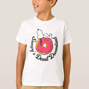 Peanuts Snoopy Pink Donut T-Shirt