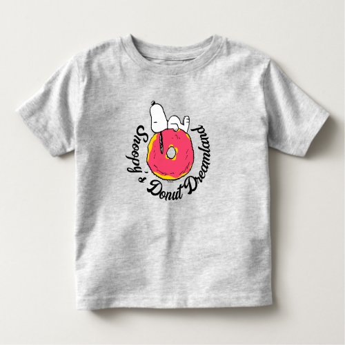Peanuts  Snoopy Pink Donut Toddler T_shirt