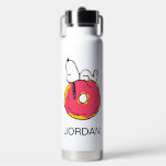 Peanuts | Snoopy Pink Donut Water Bottle<br><div class="desc">Check out this fun Peanuts design featuring Snoopy.</div>