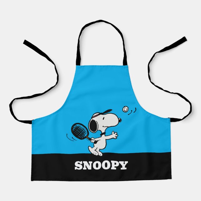 Peanuts | Snoopy Plays Tennis Apron (Front)