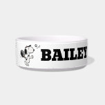 Peanuts | Snoopy Plays Tennis Bowl<br><div class="desc">In the Peanuts comic strip and animated films,  Snoopy is often depicted playing tennis against his owner Charlie Brown or other characters like Linus and Lucy. This design showcases Snoopy's athletic abilities and competitive spirit in a humorous way.</div>