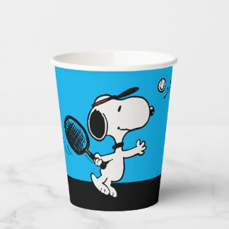 Peanuts | Snoopy Plays Tennis Paper Cups