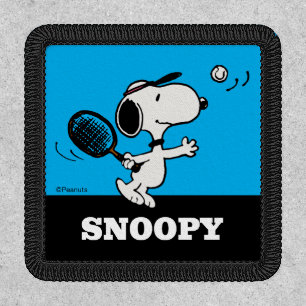 Peanuts Snoopy Plays Tennis Patch
