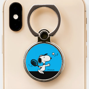 Peanuts Snoopy Plays Tennis Phone Ring Stand