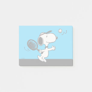 Peanuts Snoopy Plays Tennis Post-it Notes
