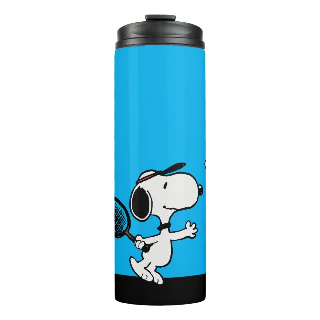 Peanuts | Snoopy Plays Tennis Thermal Tumbler (Front)