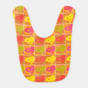 Peanuts Snoopy Pop Art Pattern Baby Bib