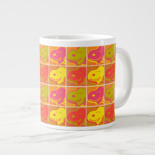 Peanuts Snoopy Pop Art Pattern Giant Coffee Mug