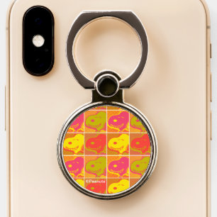 Peanuts   Snoopy Pop Art Pattern Phone Ring Stand