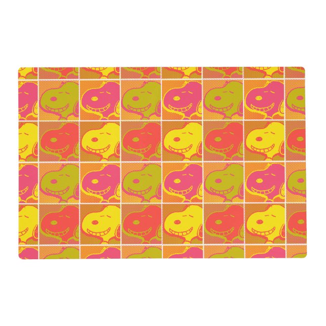 Peanuts | Snoopy Pop Art Pattern Placemat (Front)