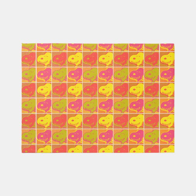 Peanuts | Snoopy Pop Art Pattern Rug (Front)